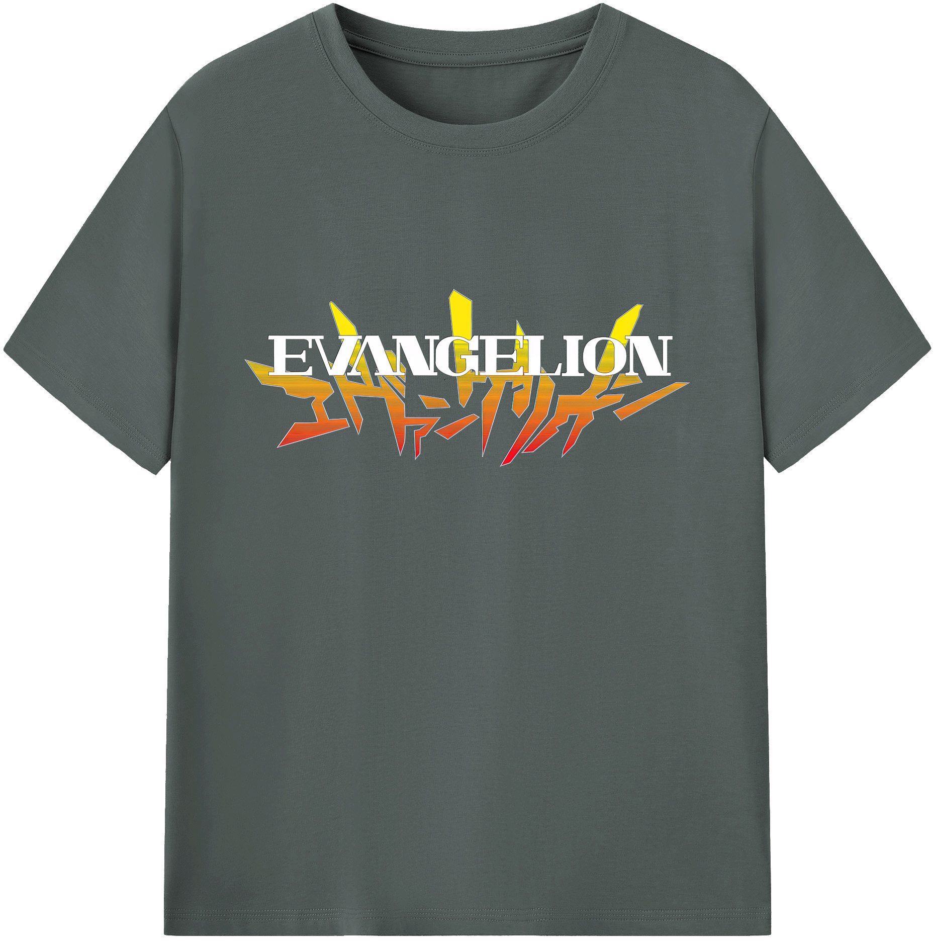 （画像用） EVA 新世紀エヴァンゲリオン 綿100％ メンズ半袖Tシャツ｜肌触りやわらか＆通気性
